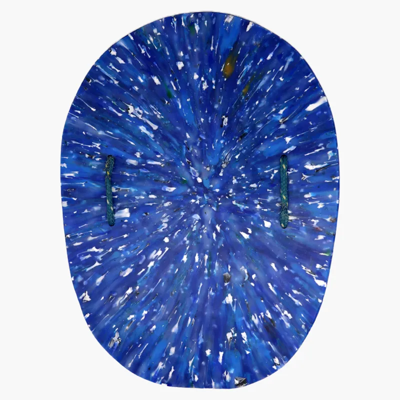 One Blue Eye Recycled Hand Plane Blue Traditional-1